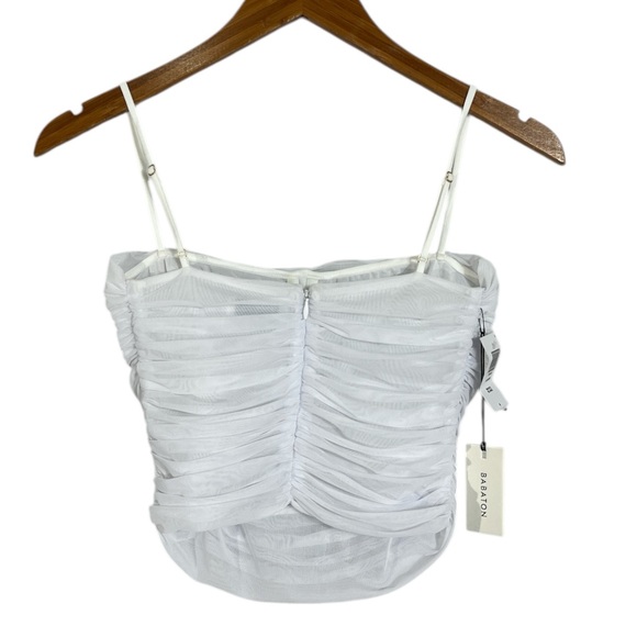 NWT Aritzia Babaton Luxor Tank in White Size 4 New With Tags - Picture 5 of 7